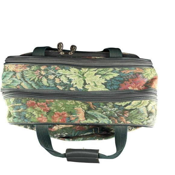 Atlantic Floral Tapestry Carry-On Bag With Dual Zippers - Picture 2 of 10